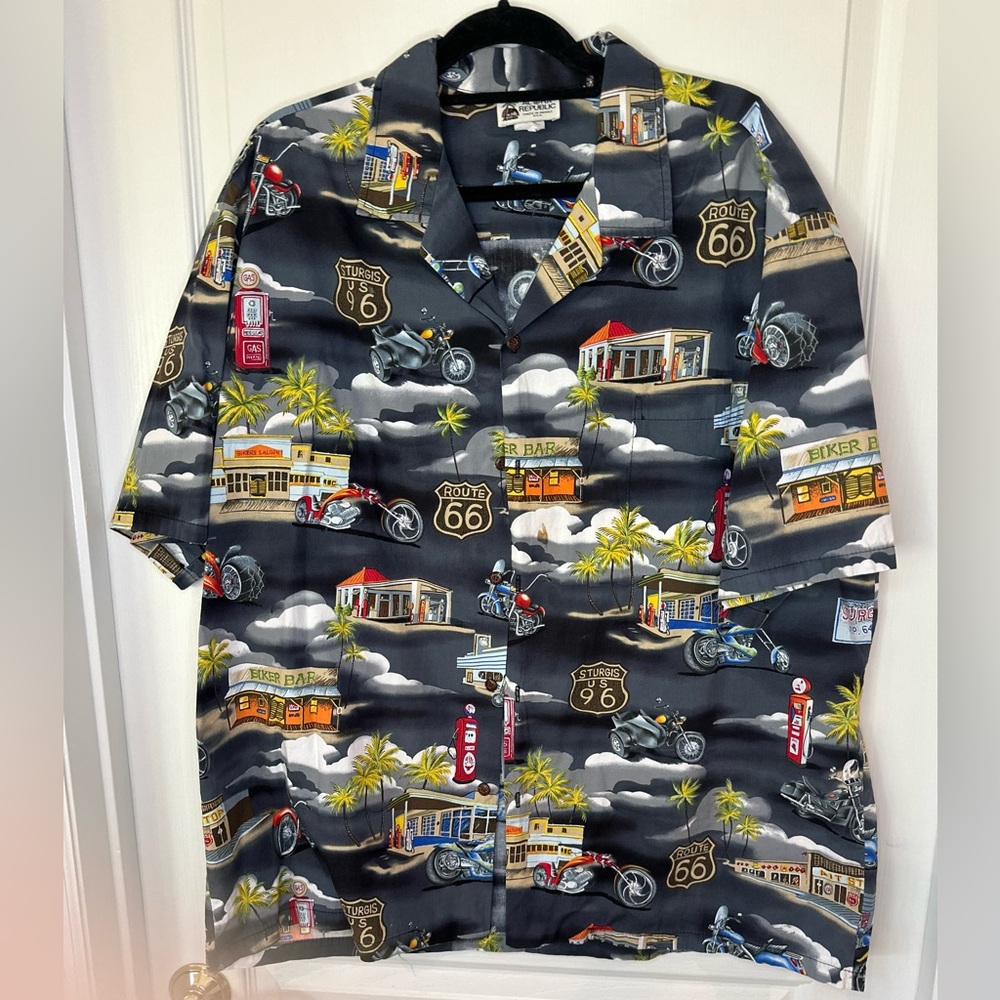 Aloha Republic Route 66 Shirt 2XL